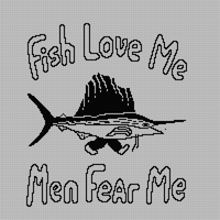 Fish love me...
