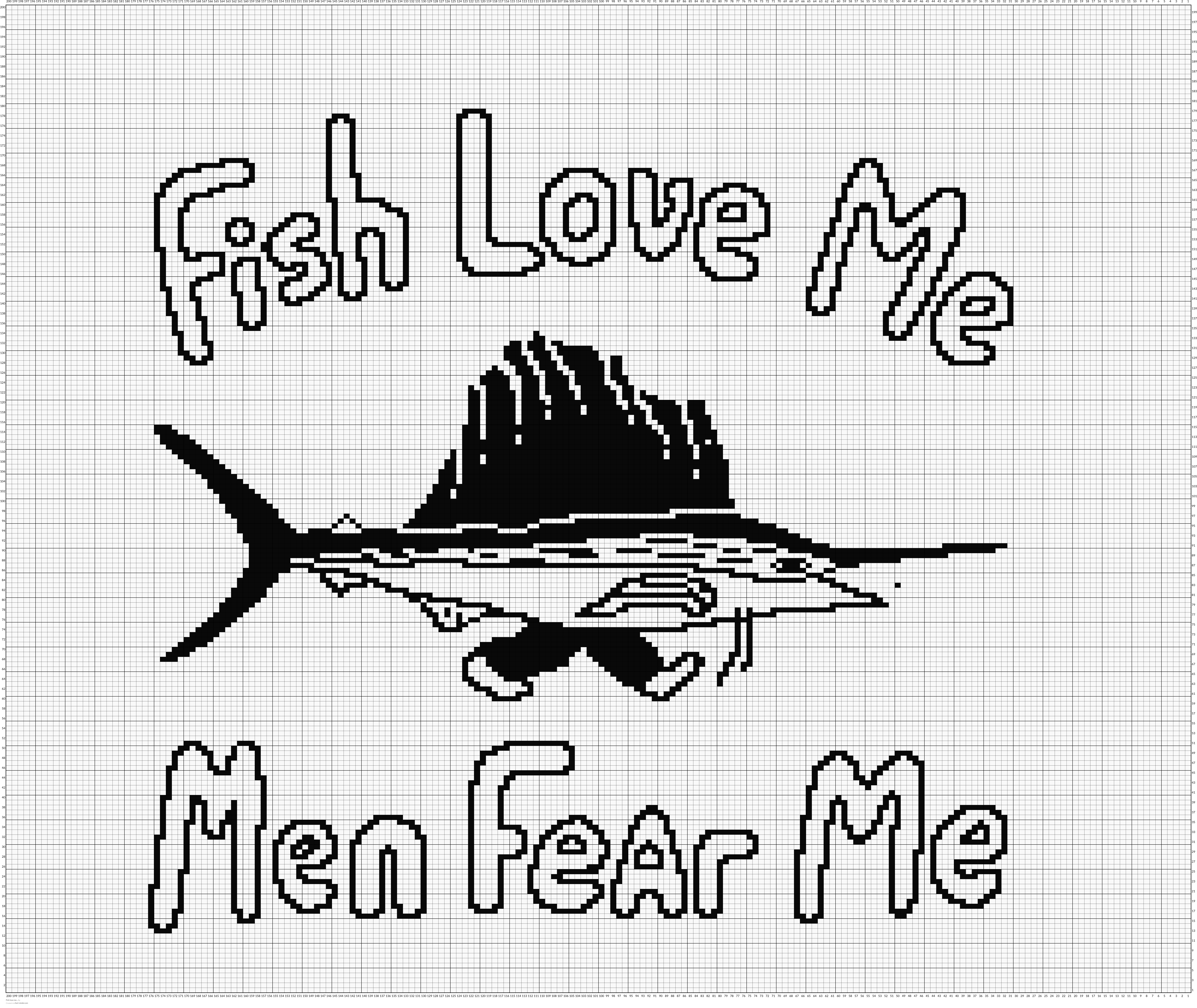 Fish love me...