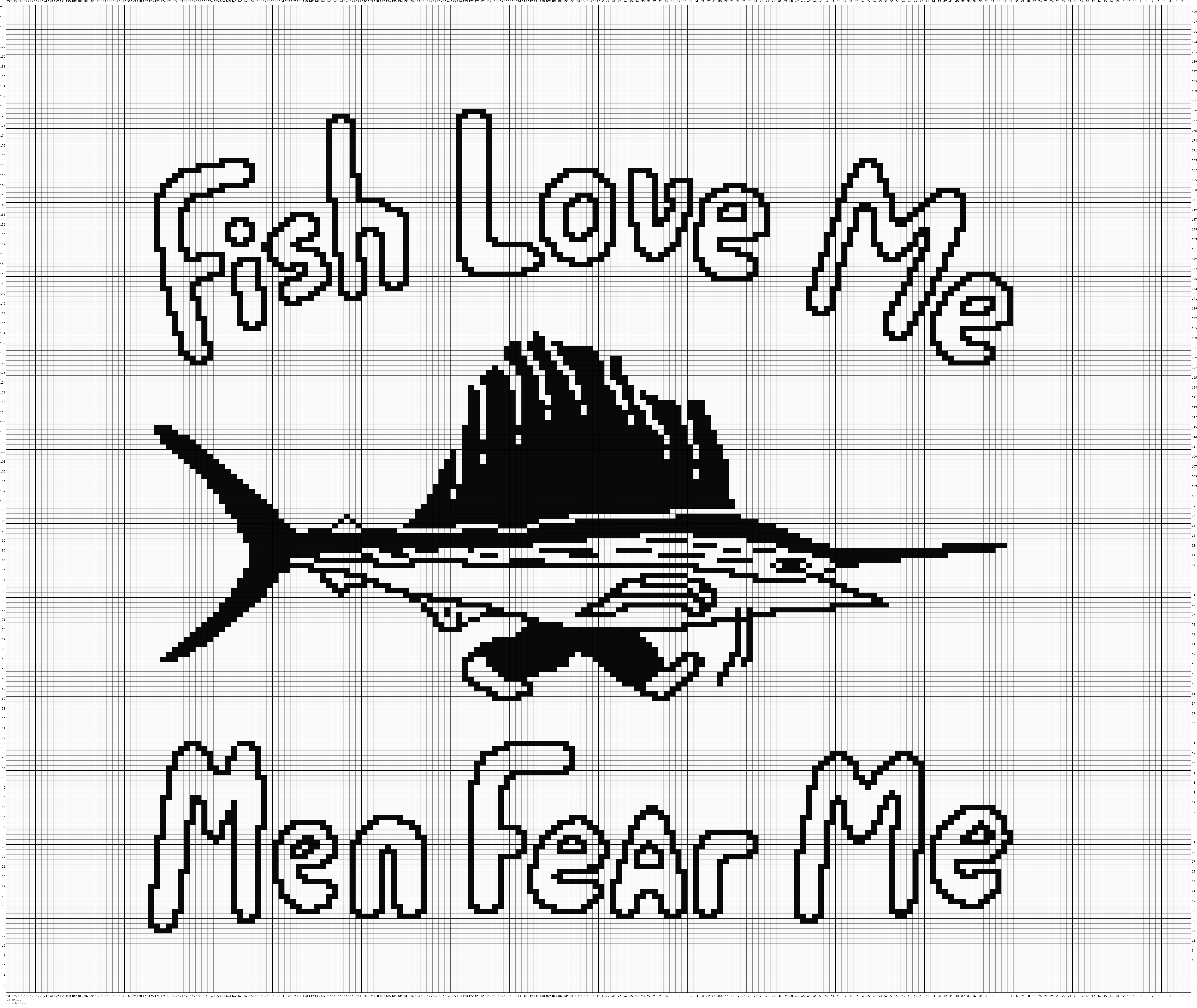 Fish love me...