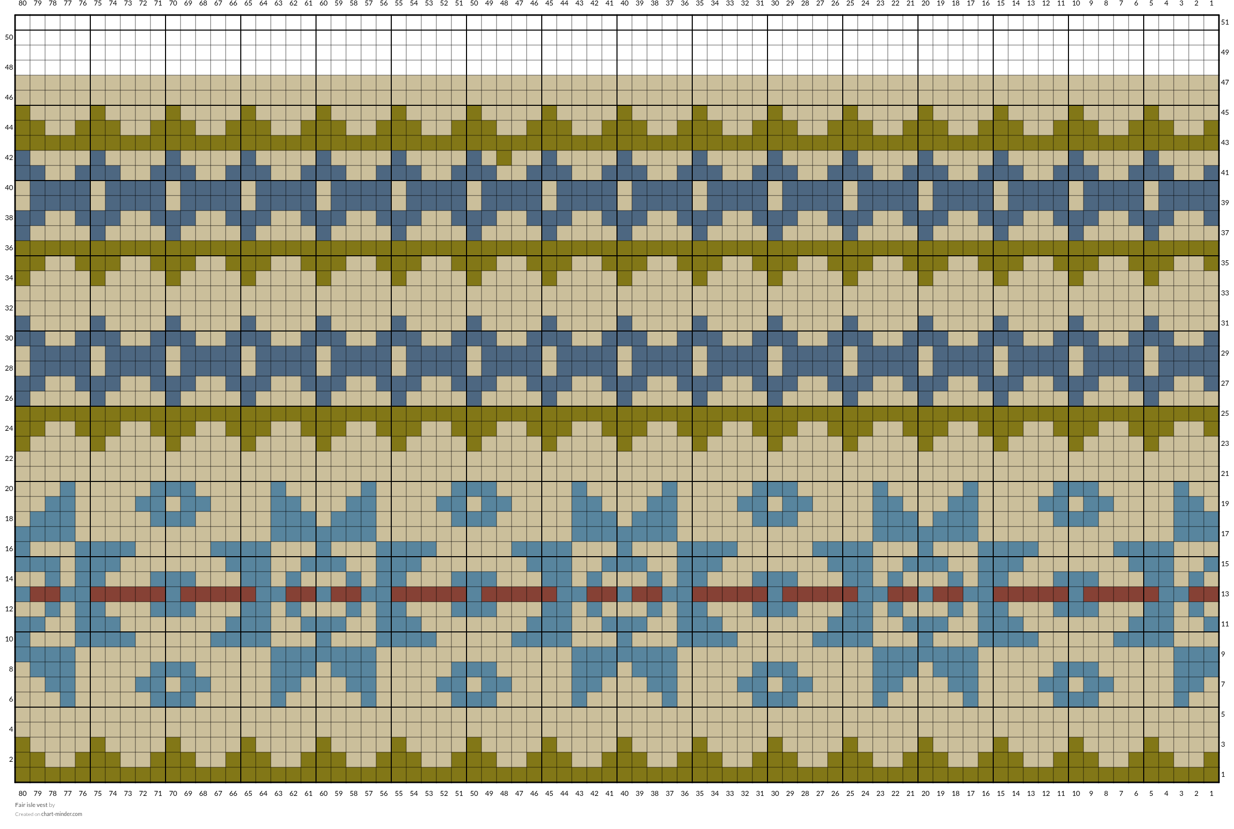 Fair isle vest 