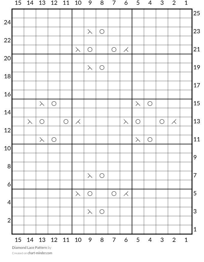 Diamond Lace Pattern