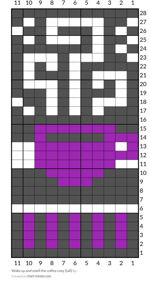 Wake up and smell the coffee cozy (tall)