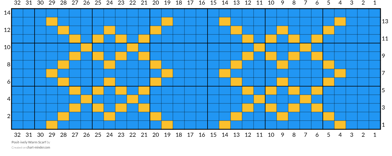 Posit-ively Warm Scarf