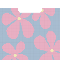 Back of flower cardigan