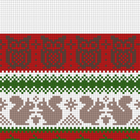Woodland Christmas Stocking