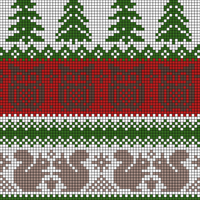 Woodland Christmas Stocking