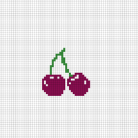 melann's baby blanket cherries