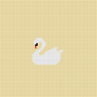 melann baby blanket swan