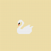 melann baby blanket swan