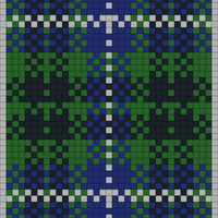 Blue, Green, White and Black