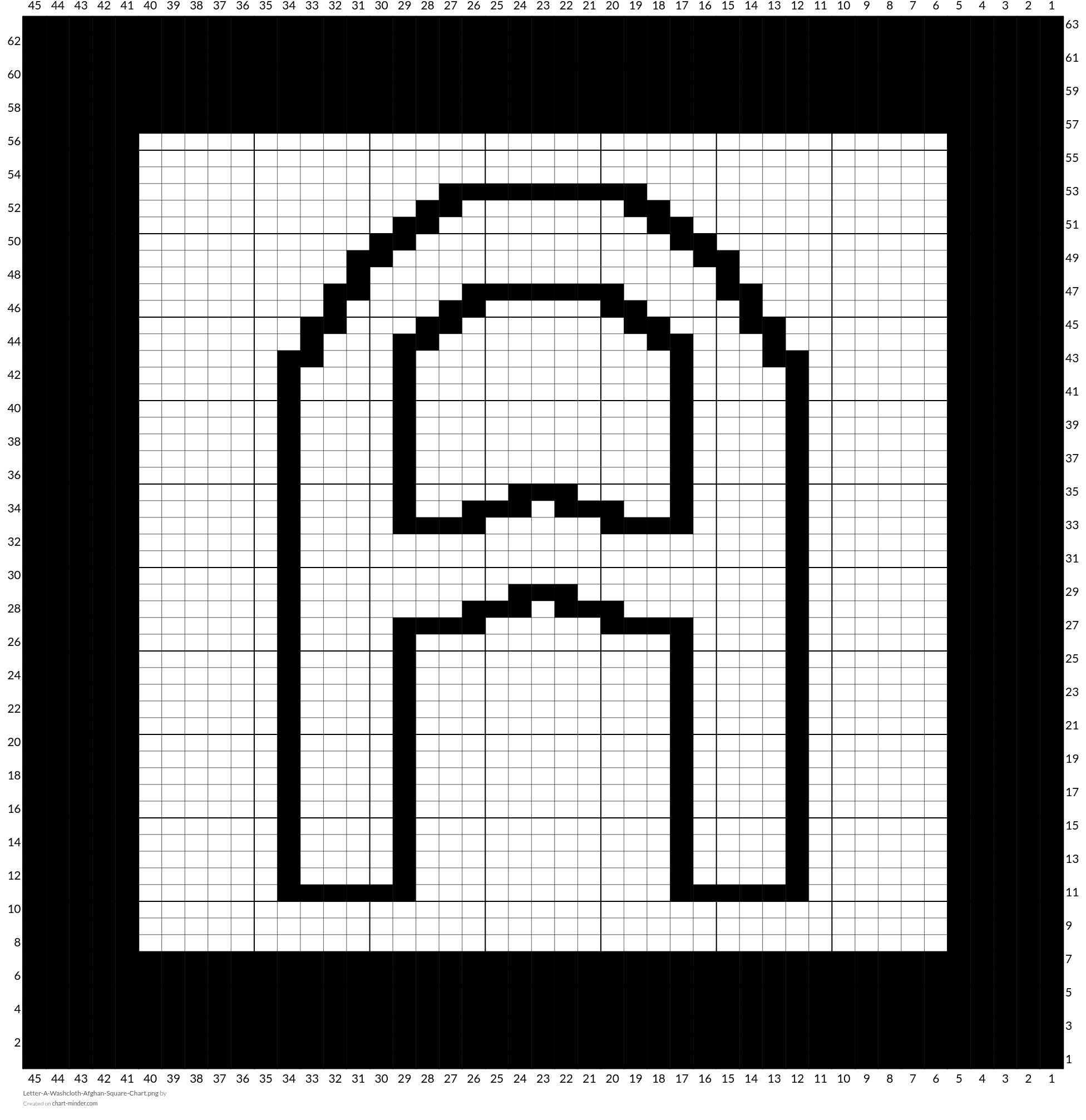 Letter-A-Washcloth-Afghan-Square-Chart.png