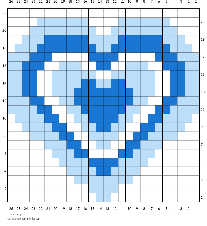 5 hearts