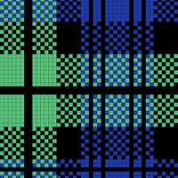blue green tartan