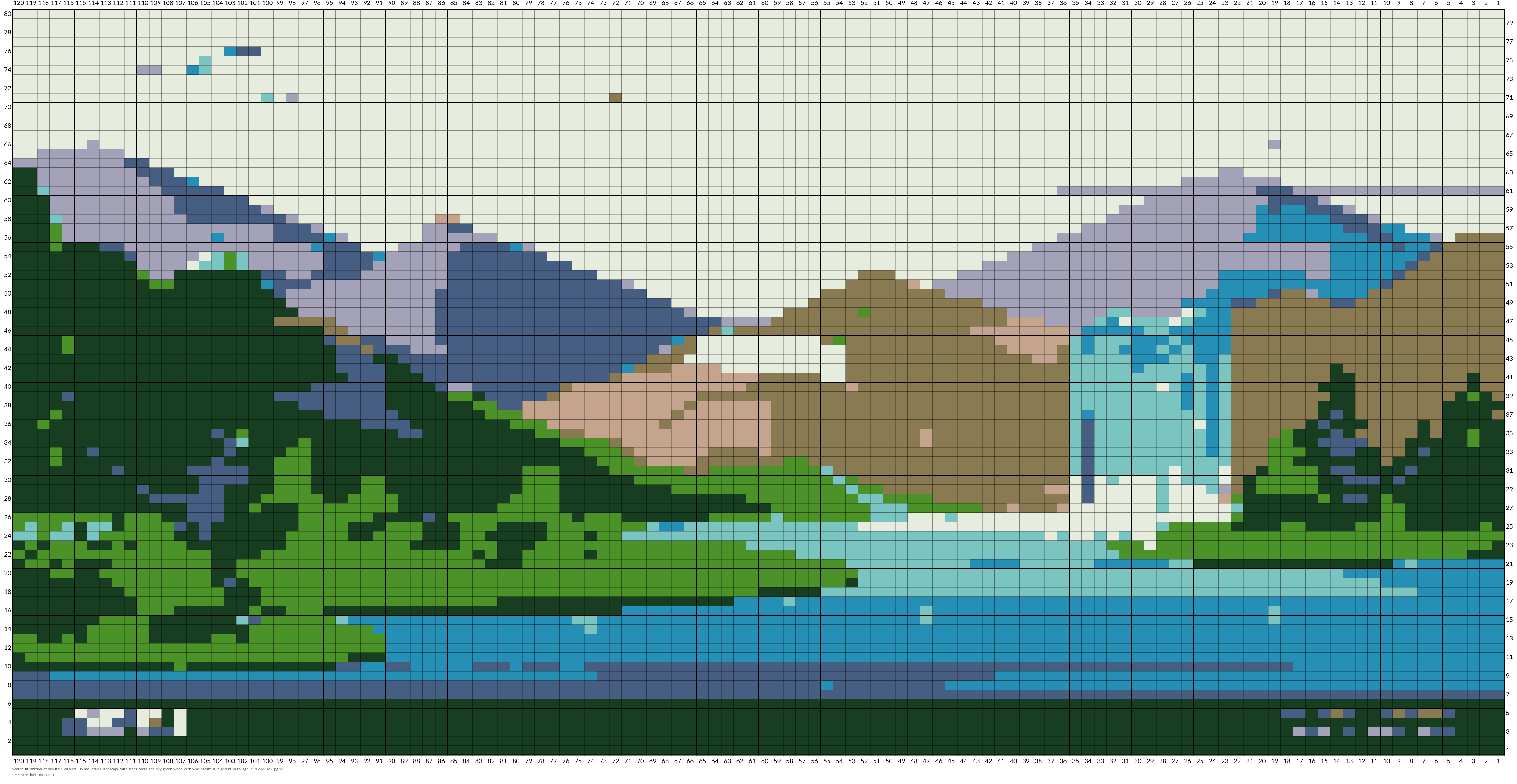 vector-illustration-of-beautiful-waterfall-in-mountains-landscape-with-trees-rocks-and-sky-green-wood-with-wild-nature-lake-and-bush-foliage-in-2G6MCM7.jpg