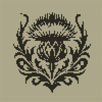 Thistle  by The knitter 