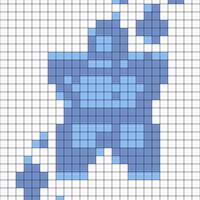Crochet tapestry blue star.jfif