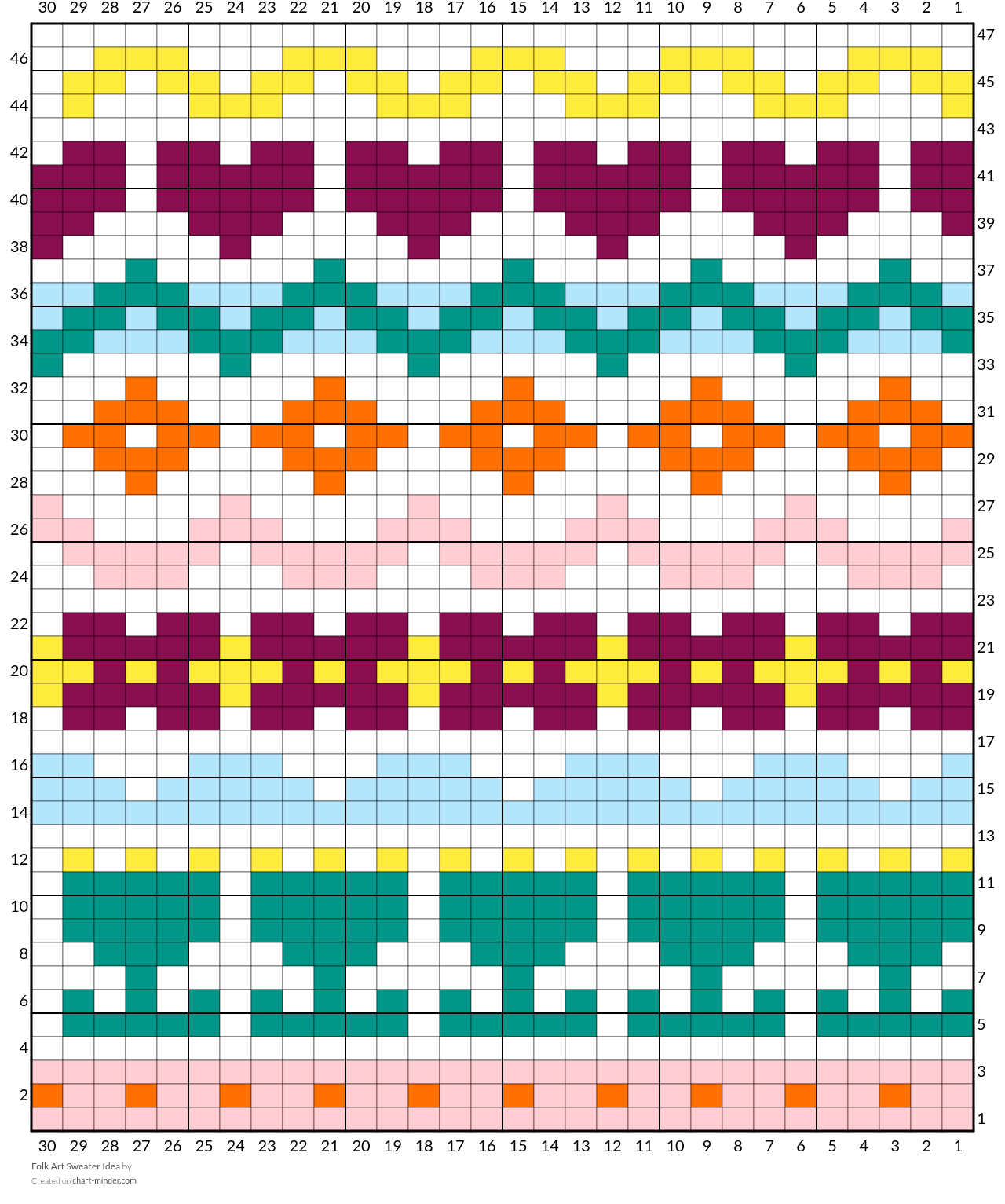 Folk Art Sweater Idea