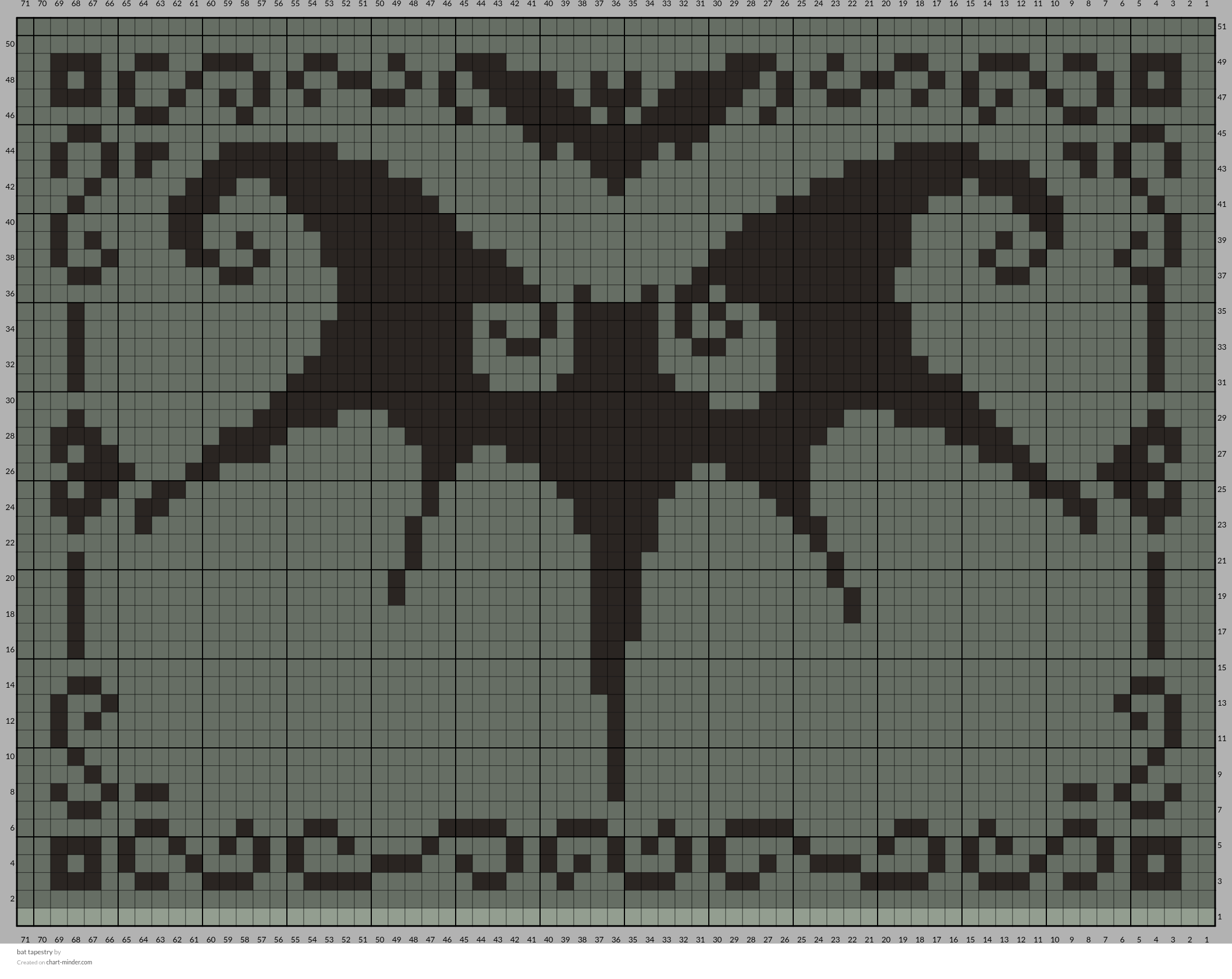 bat tapestry