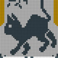 Fillet Crochet Cat