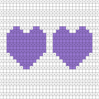 Fingerless Gloves Back Single Heart