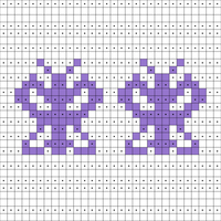 Fingerless Gloves Back Single Butterfly