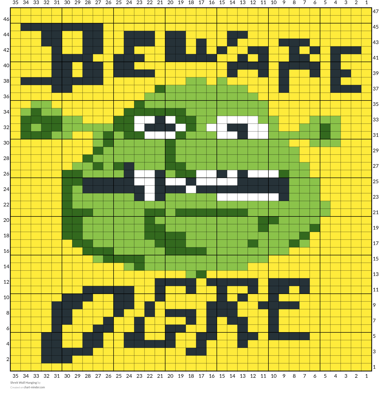 Shrek Wall Hanging