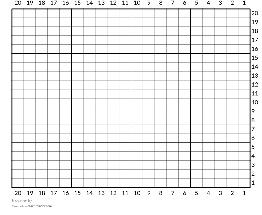 ½ squares 
