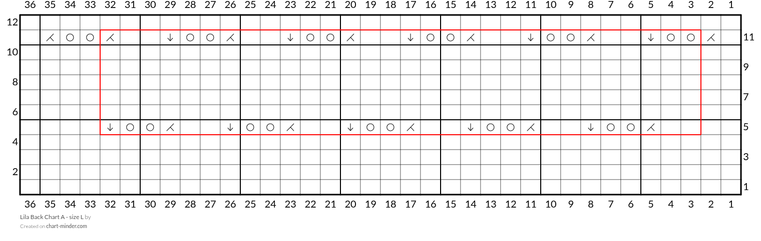 Lila Back Chart A - size L