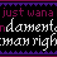 Feminist wall hanging