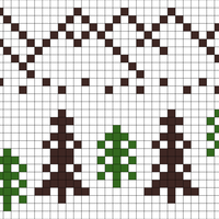 trees and mountains