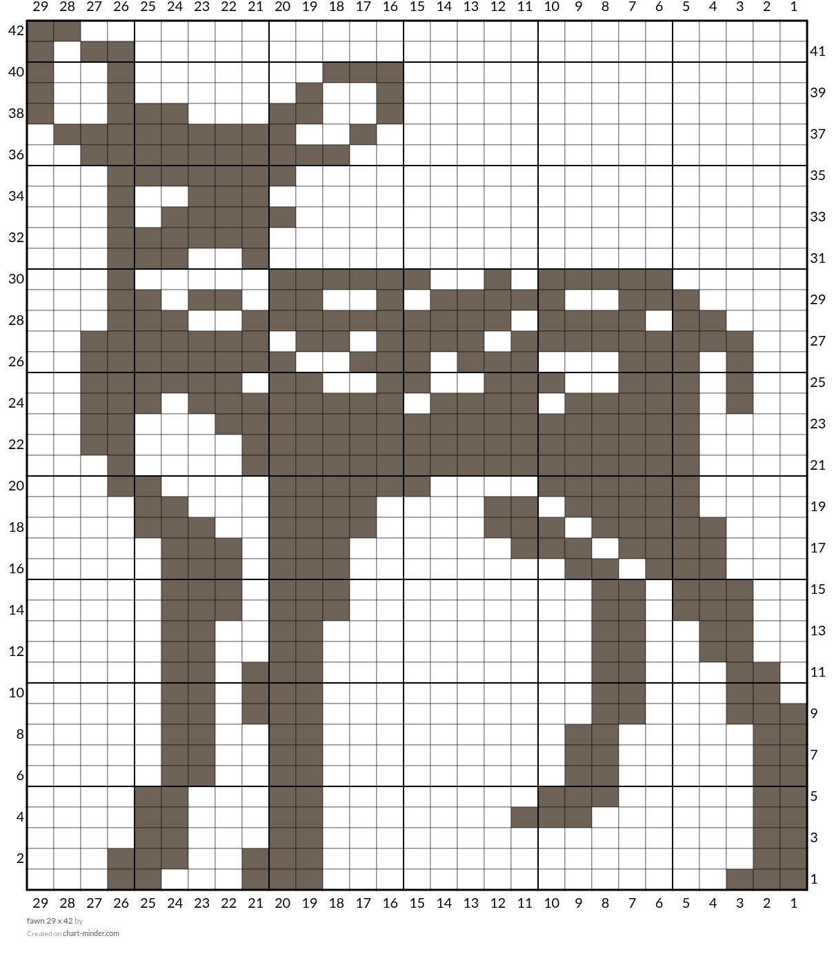 fawn 29 x 42