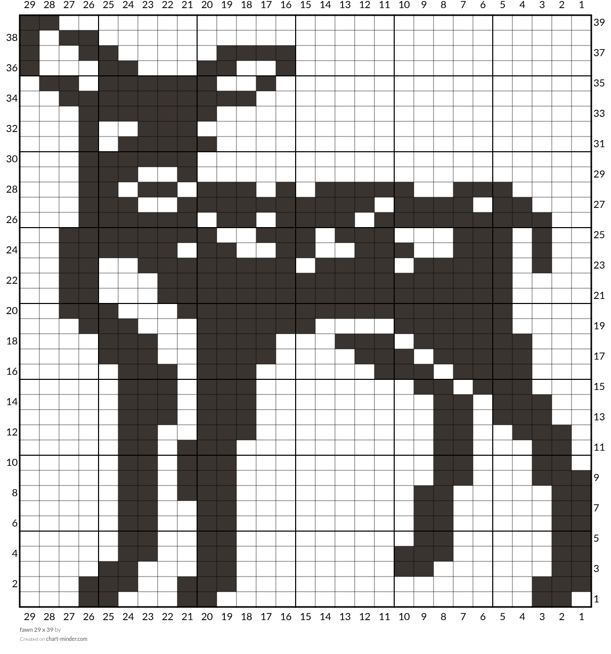 fawn 29 x 39