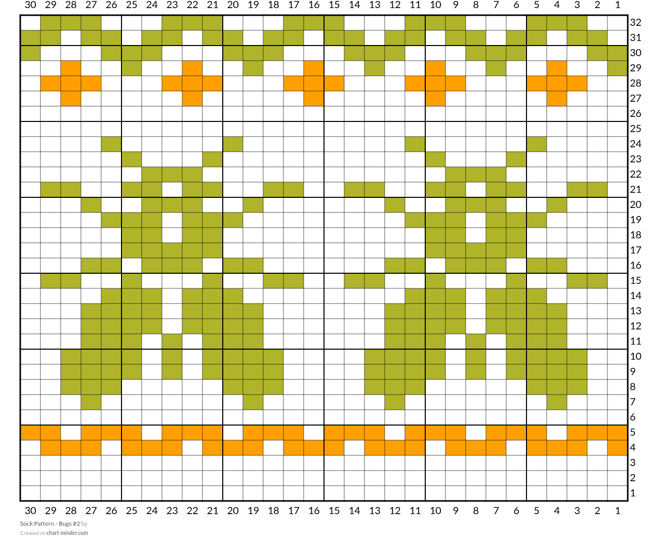 Sock Pattern - Bugs #2