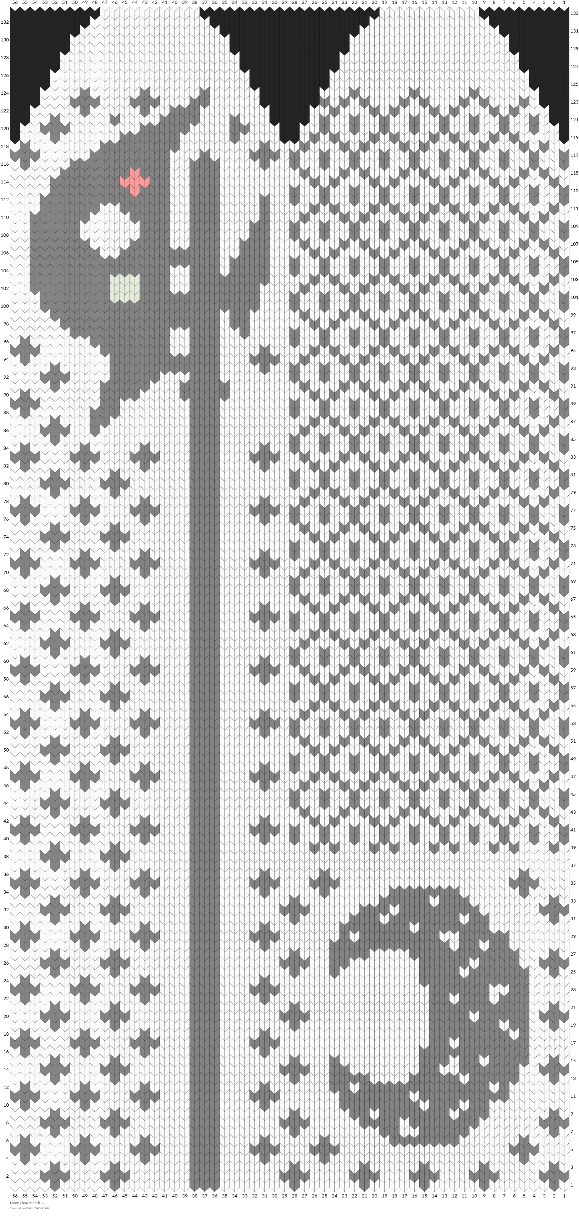 Moon Cleaver Sock
