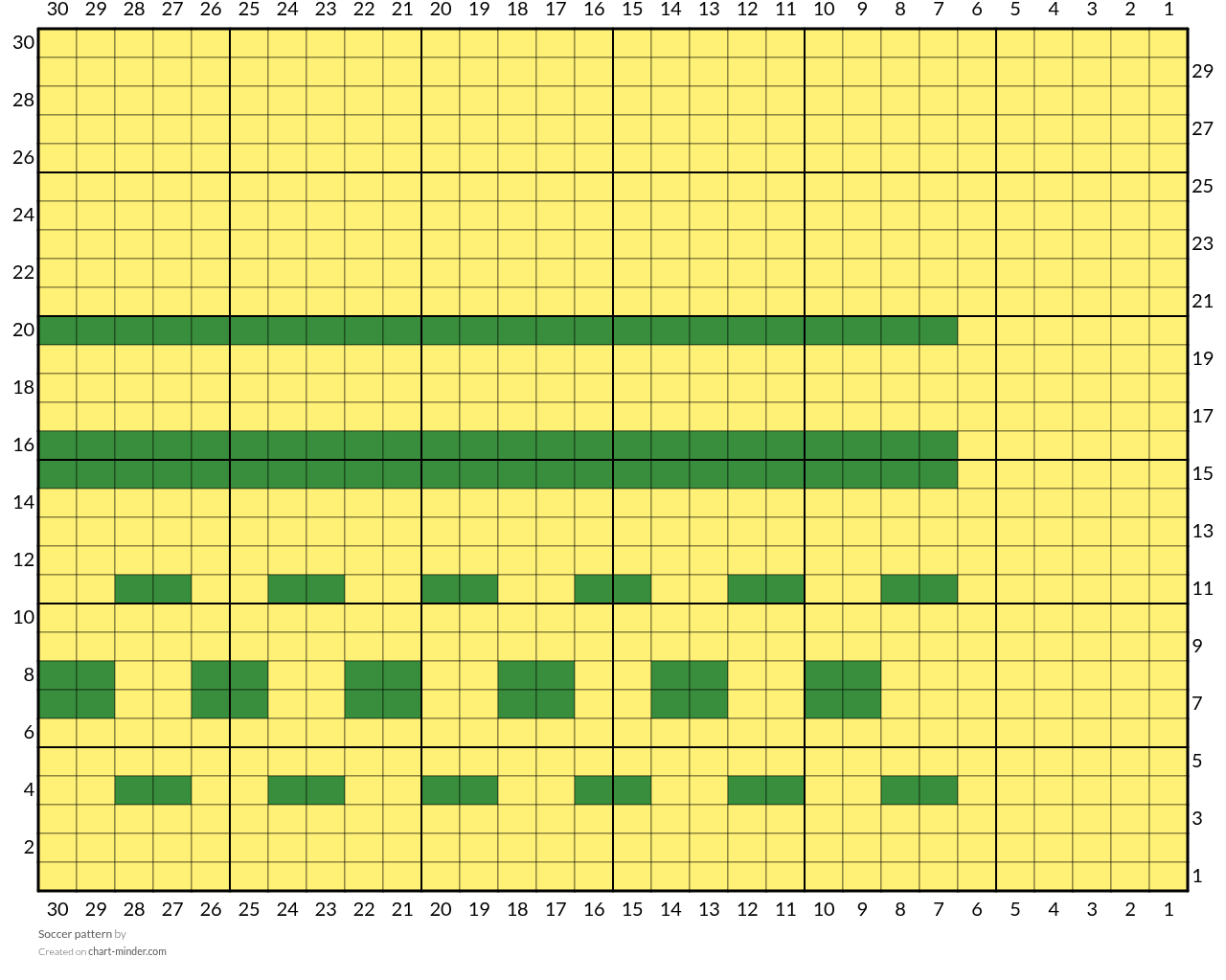 Soccer pattern 