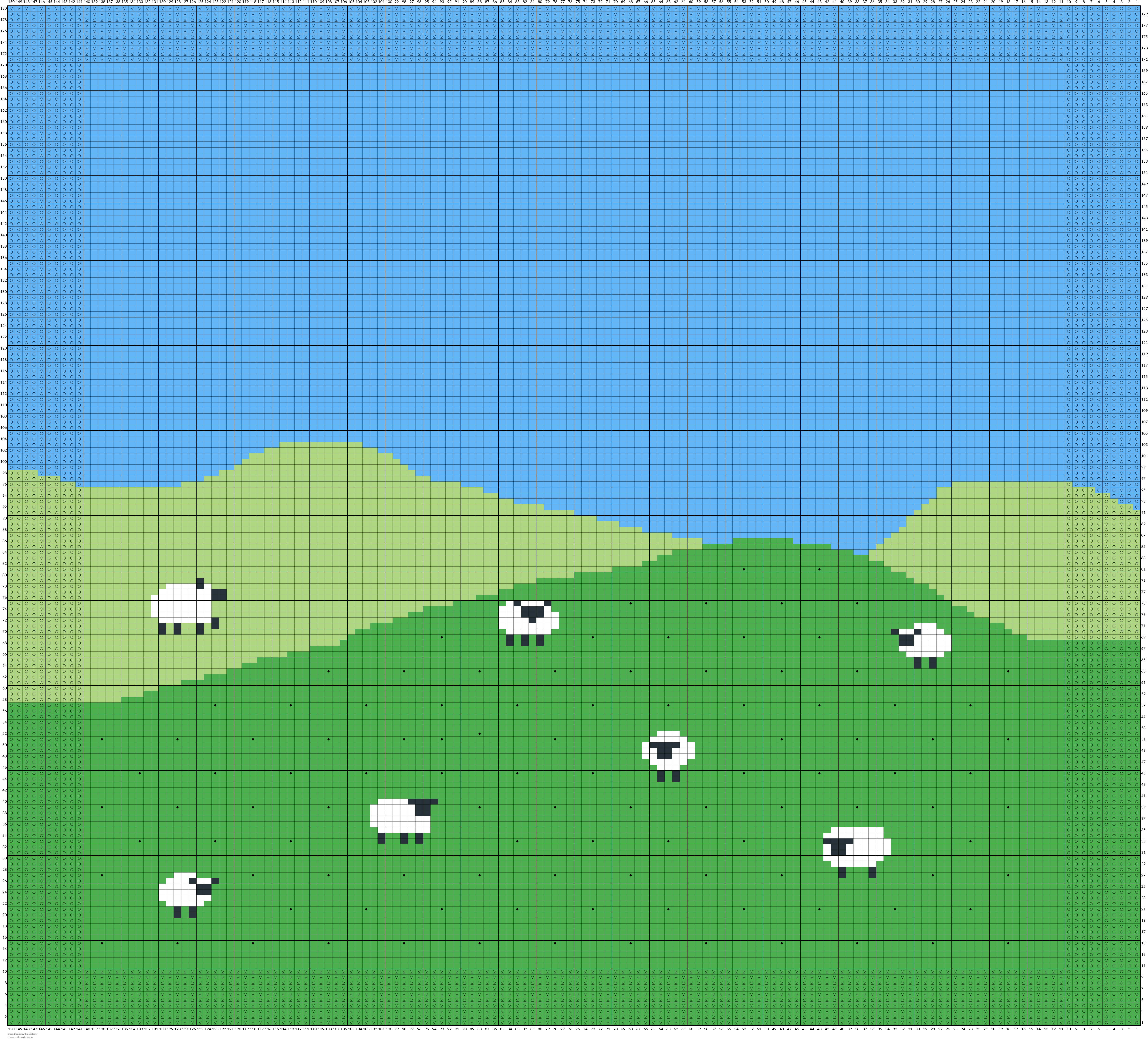 Sheep Blanket with Bobbles