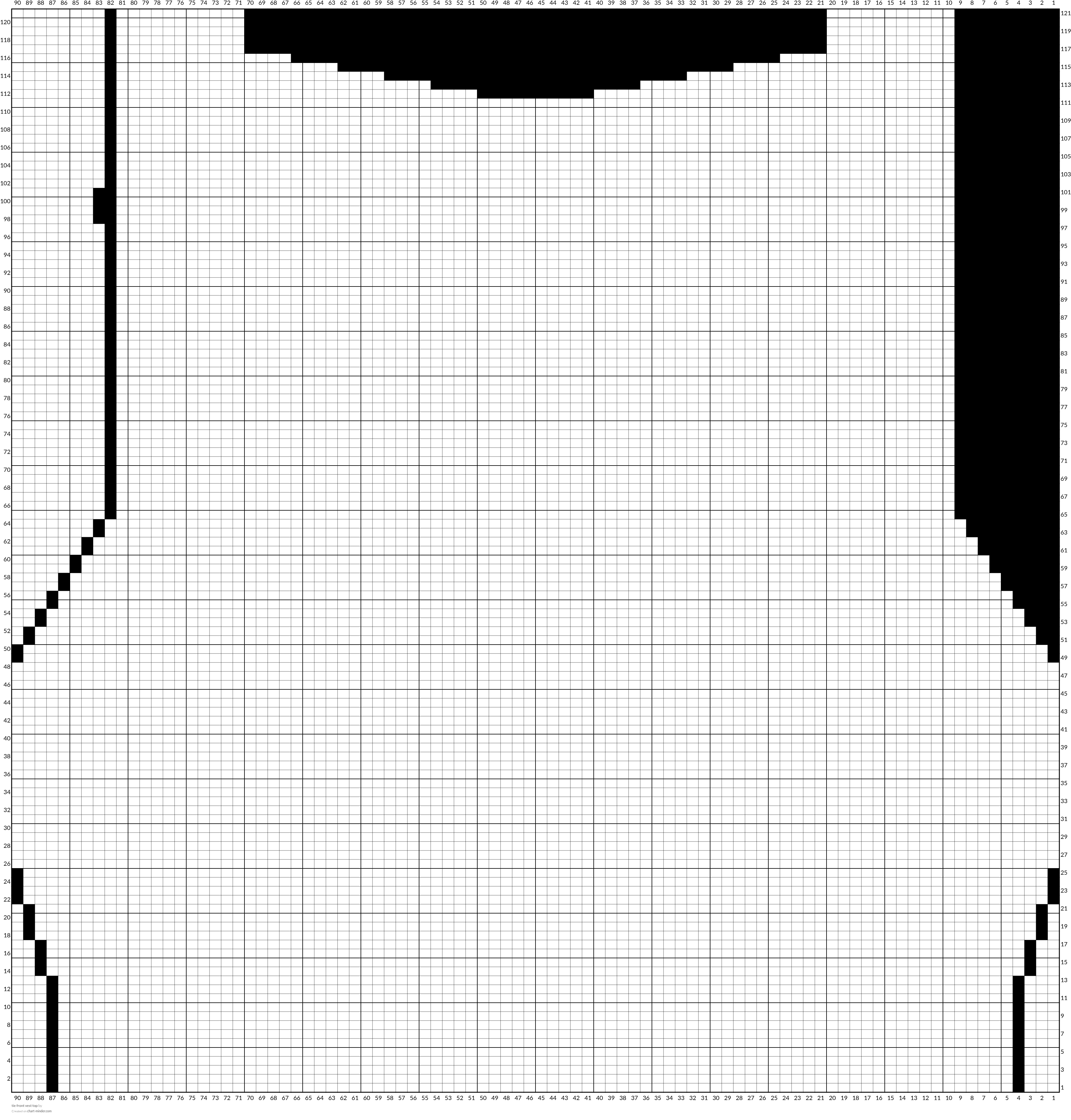 tie front vest top