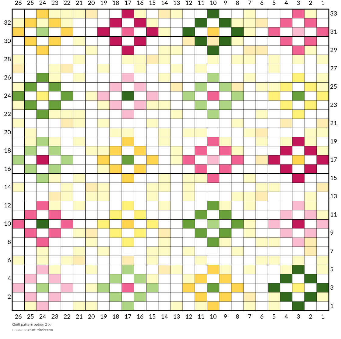 Quilt pattern option 2