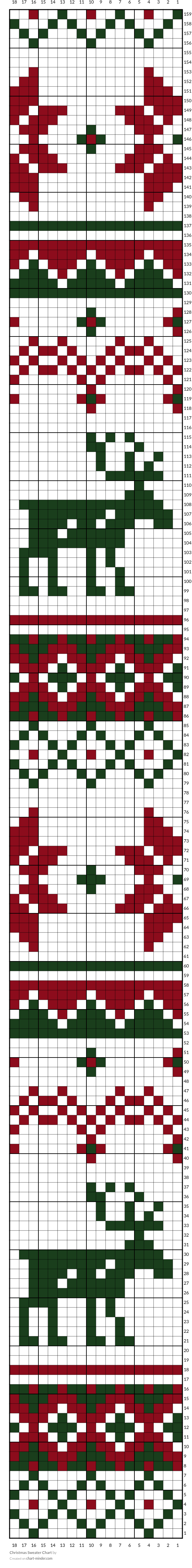 Christmas Sweater Chart
