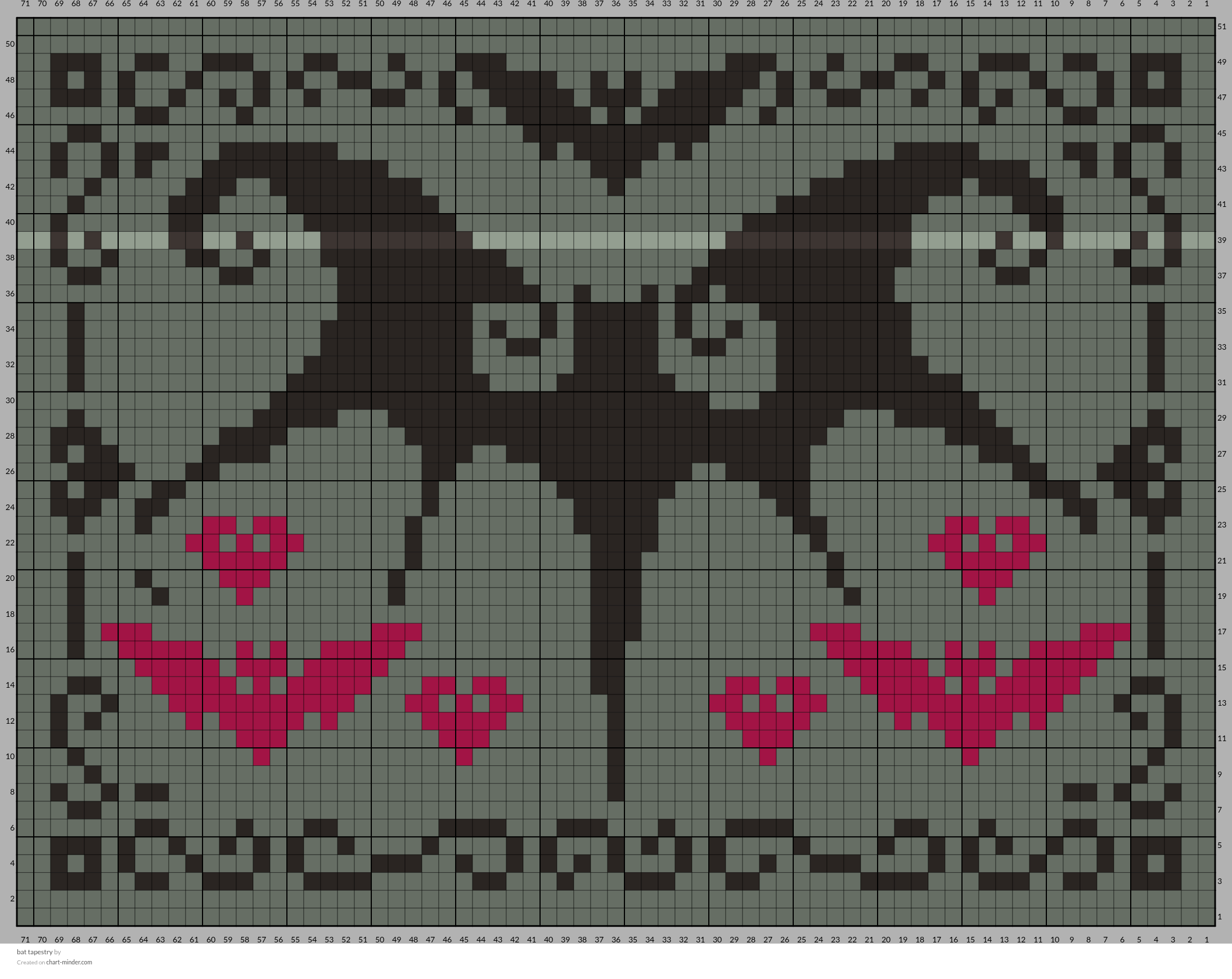 bat tapestry