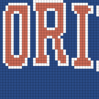 Florida Name Duplicate Stitch Chart