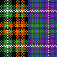Plaid Afghan Chart