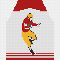 Mary Maxim Football Chart Back