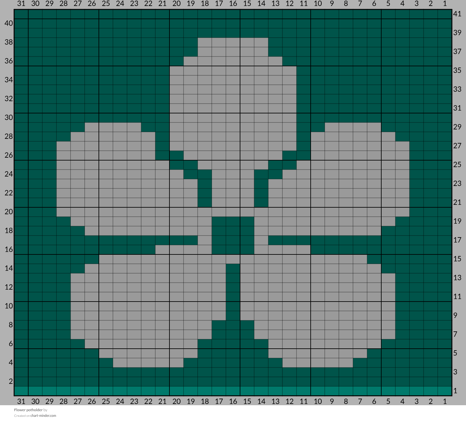 Flower potholder