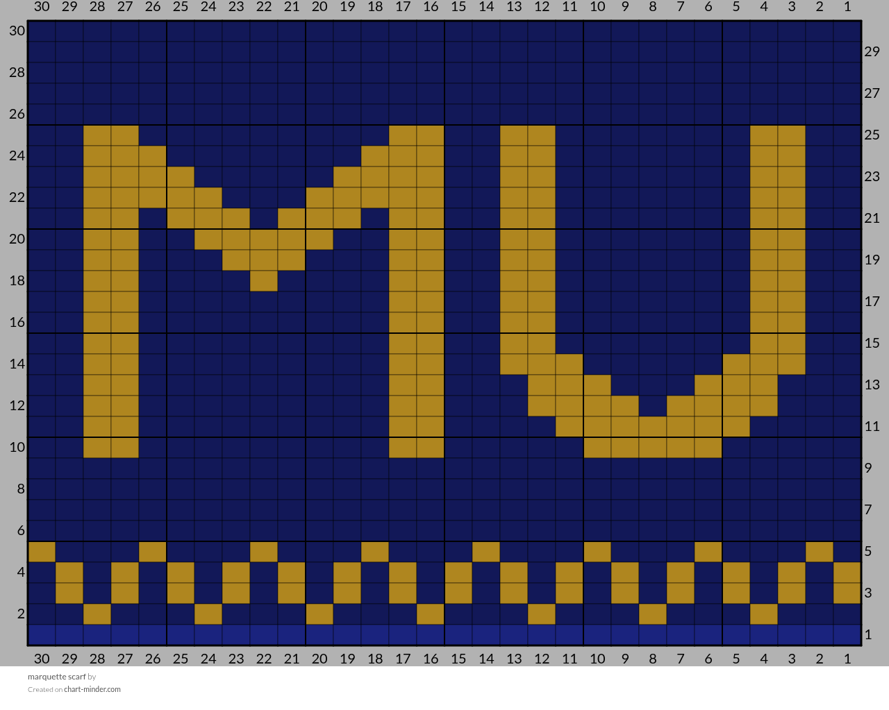 marquette scarf