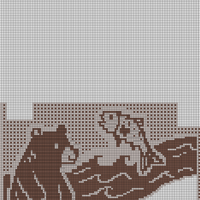 Bear Mosaic Overlay 6
