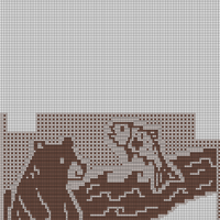 Bear Mosaic Overlay 7