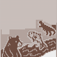 Bear Mosaic Overlay 8