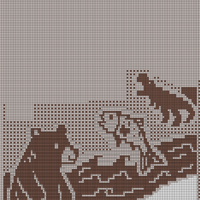 Bear Mosaic Overlay 8