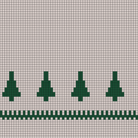 Green and tan trees